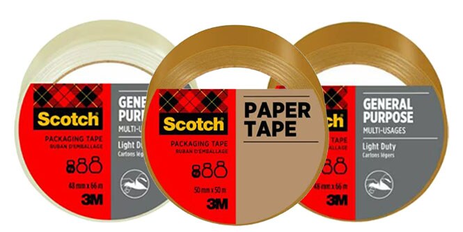 Gama de cintas de embalaje de uso general Scotch®
