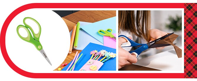 Tijeras Scotch™ y ejemplos de uso - creando obras de arte y proyectos escolares
